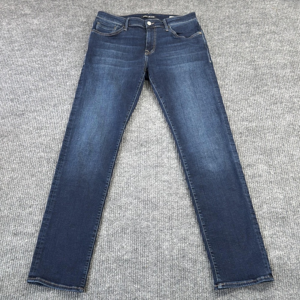 Mavi Zach Jeans Mens 34x36 Blue Medium‎ Wash Straight Leg Stretch Denim Casual